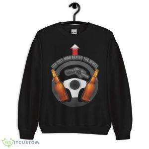 Get This Man Behind The Wheel Funny Tee - 18000 Unisex Heavy Blend Crewneck Sweatshirt
