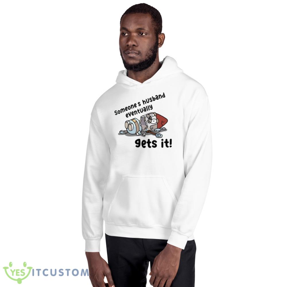 Gets It Funny Bluey shirt 2 Gets It Funny Bluey shirt - 18500 Unisex Heavy Blend Hooded Sweatshirt