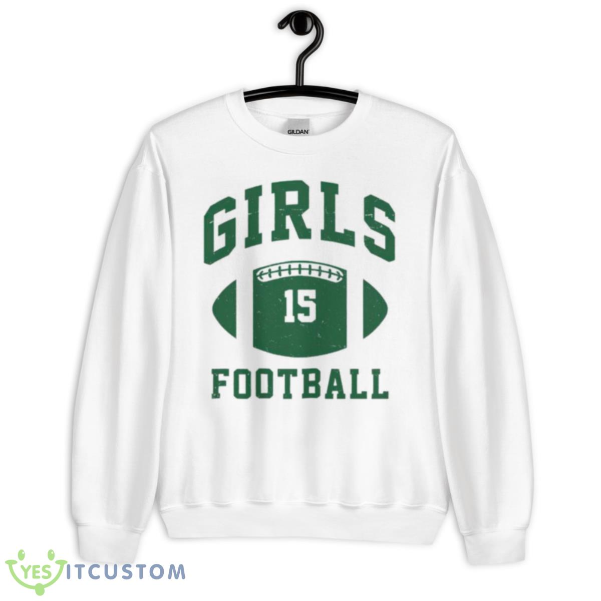 Girls Football #15 Shirt 2 Girls Football #15 Shirt - Unisex Heavy Blend Crewneck Sweatshirt