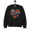 Go Mets Baseball Orange Glitter Heart 2023 shirt - 18000 Unisex Heavy Blend Crewneck Sweatshirt