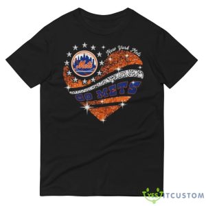 Go Mets Baseball Orange Glitter Heart 2023 shirt 8 Go Mets Baseball Orange Glitter Heart 2023 shirt - 980 Lightweight Fashion Short Sleeve T-Shirt