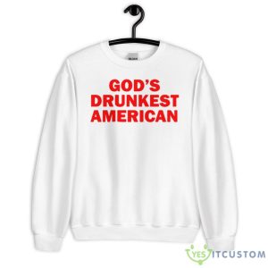 God’s drunkest American 2023 shirt - 18000 Unisex Heavy Blend Crewneck Sweatshirt
