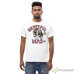 Grateful Dead Denver Nuggets Skull Skeleton 2023 Shirt - Men’s Classic Tee Gildan 5000
