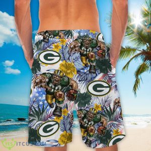 Green Bay Packers Personalized Name Tropical Floral Men Women Hawaiian Shirt And Shorts For NFL Football Fans 7 Green Bay Packers Personalized Name Tropical Floral Men Women Hawaiian Shirt And Shorts For NFL Football Fans Product Photo 4