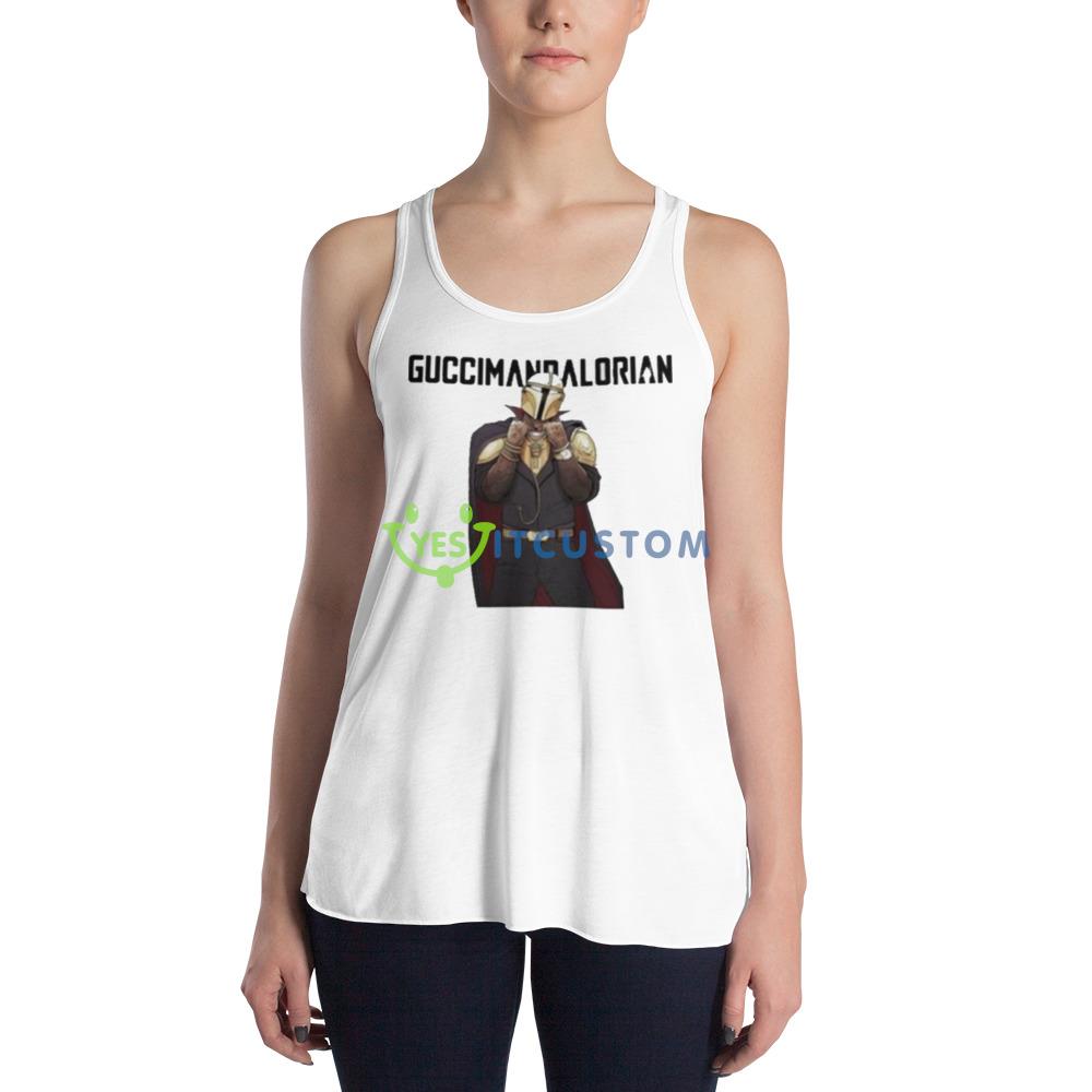 Guccimandalorian White T Shirt Mockup 13 guccimandalorian white t shirt mockup 3