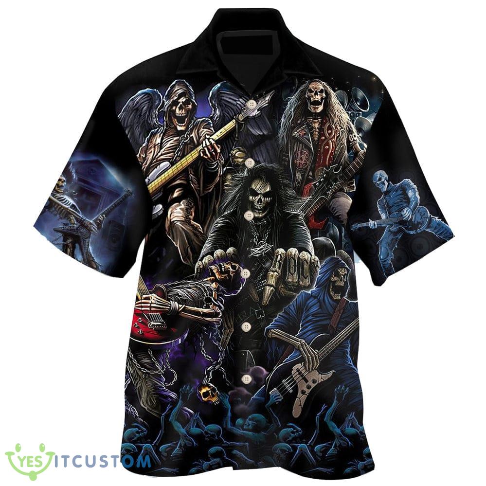 Guitar And Skull Hawaiian Shirt For Men And Women 4 Guitar And Skull Hawaiian Shirt For Men And Women - Guitar And Skull - Hawaiian Shirt - Owl Ohh_1