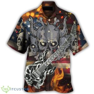 Guitar Independence Day America Hawaiian Shirt For Men And Women - Guitar Independence Day America - Hawaiian Shirt - Owl Ohh_1