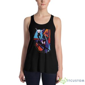 Gwen Stacy Miles Morales Across Spiderman shirt 7 Gwen Stacy Miles Morales Across Spiderman shirt - 8800 Women's Flowy Racerback Tank
