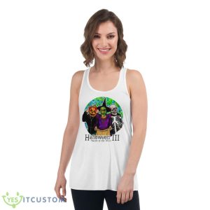 Halloween 3 Goosebumps Characters shirt - Women's Flowy Racerback Tank