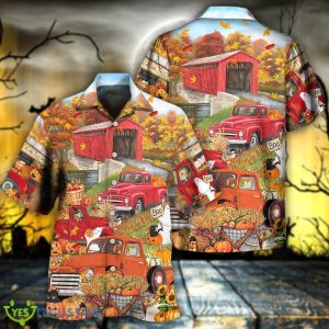 Halloween Truck With Pumpkin In Town Hawaiian Shirt For Men And Women 3 Halloween Truck With Pumpkin In Town Hawaiian Shirt For Men And Women - Halloween Truck With Pumpkin In Town - Hawaiian Shirt - Owl Ohh_3