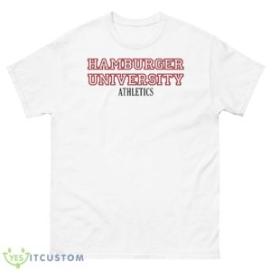 Hamburger University Athletics Shirt - 500 Men’s Classic Tee Gildan