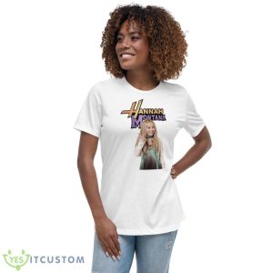 Hannah Montana Rockstar T Shirt 9 Hannah Montana Rockstar T Shirt - Women's Relaxed Short Sleeve Jersey Tee
