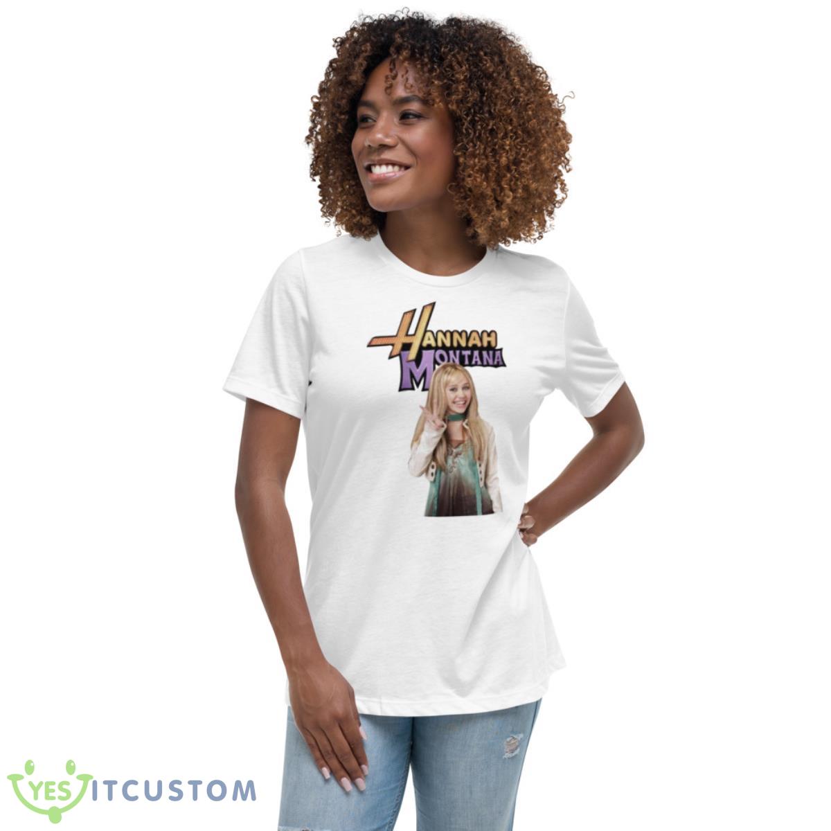 Hannah Montana Rockstar T Shirt 5 Hannah Montana Rockstar T Shirt - Women's Relaxed Short Sleeve Jersey Tee