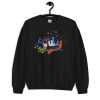 Happy 4th July Black T Shirt Mockup - 18000 Unisex Heavy Blend Crewneck Sweatshirt