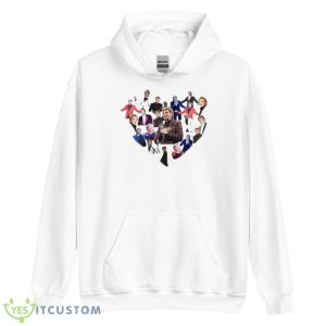 Heart Barry Manilow Shirt 7 Heart Barry Manilow Shirt - Unisex Heavy Blend Hooded Sweatshirt