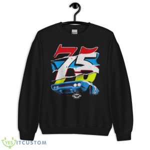 Heather Gray NASCAR 75th Anniversary 2023 T Shirt - Unisex Crewneck Sweatshirt