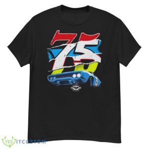 Heather Gray NASCAR 75th Anniversary 2023 T Shirt - G500 Men’s Classic T-Shirt