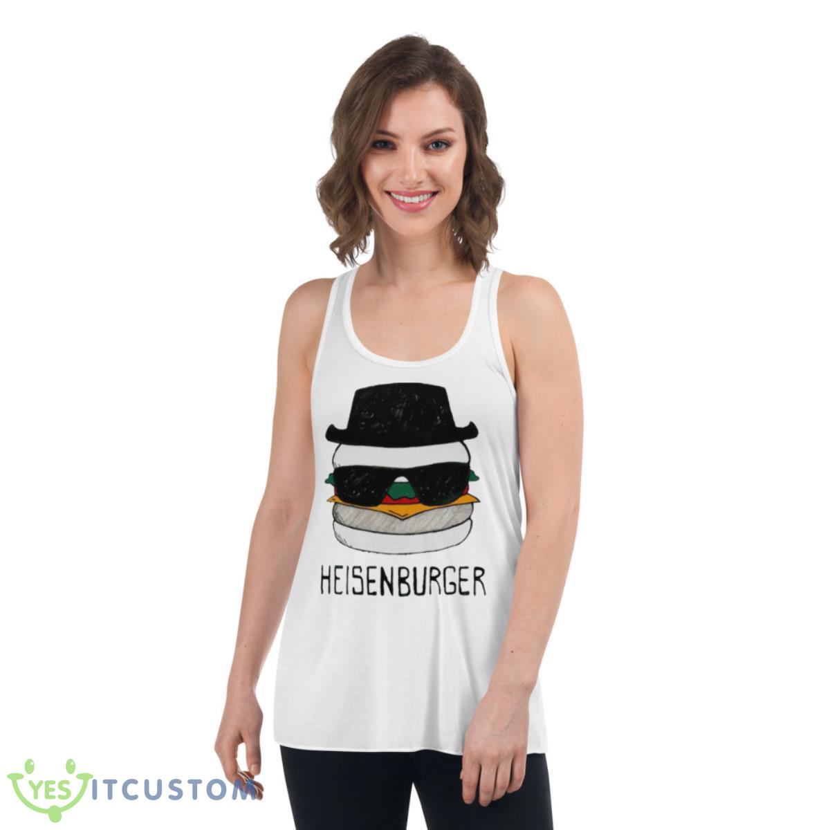 Heisenburger parody shirt 4 Heisenburger parody shirt - Women's Flowy Racerback Tank