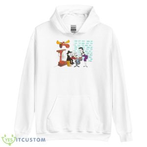 Hide From Boris And Natasha Rocky And Bullwinkle Shirt - Unisex Heavy Blend Hooded Sweatshirt