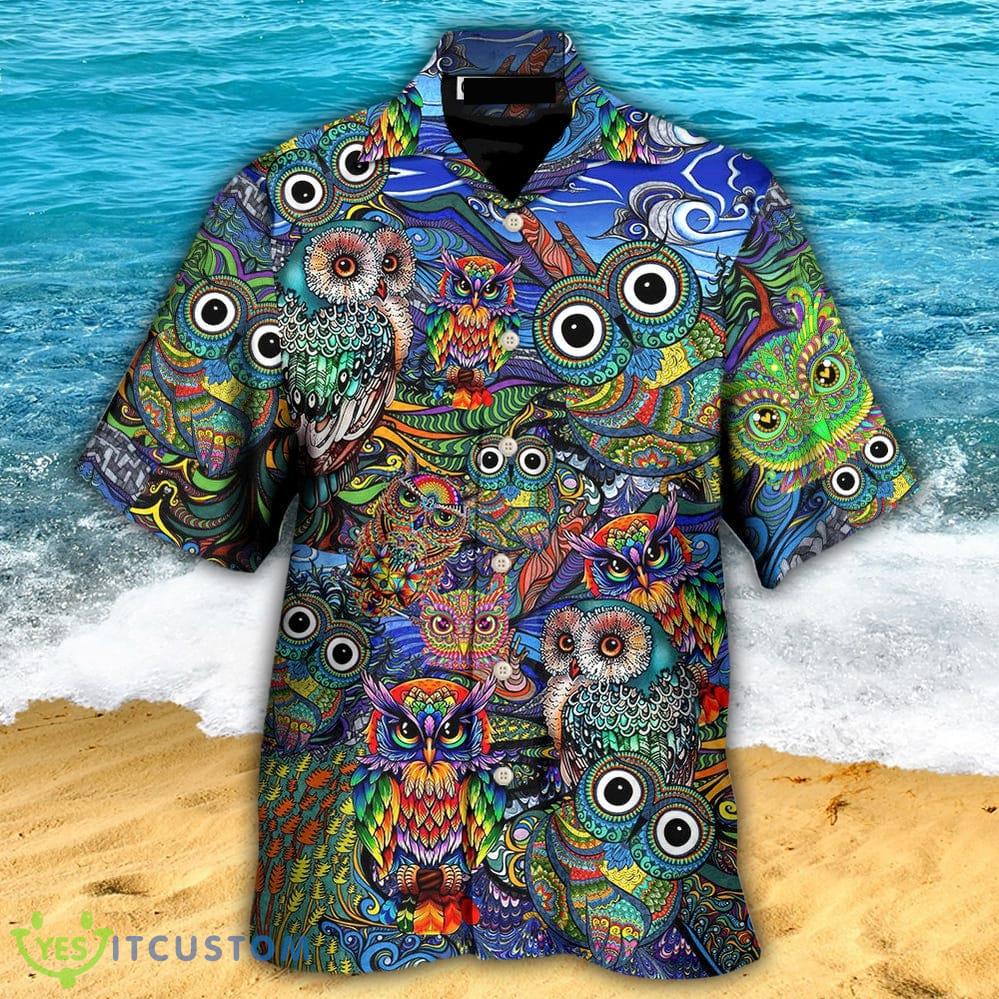 Hippie Owls Peace Life Mix Color Nice Style Hawaiian Shirt For Men And Women 4 Hippie Owls Peace Life Mix Color Nice Style Hawaiian Shirt For Men And Women - Hippie Owls Peace Life Mix Color Nice Style - Hawaiian Shirt - Owl Ohh_1