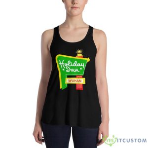 Holiday Wuhan Black T Shirt 7 Holiday Wuhan Black T Shirt - 8800 Women's Flowy Racerback Tank