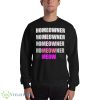 Homeowner Meow shirt - 18000 Unisex Heavy Blend Crewneck Sweatshirt