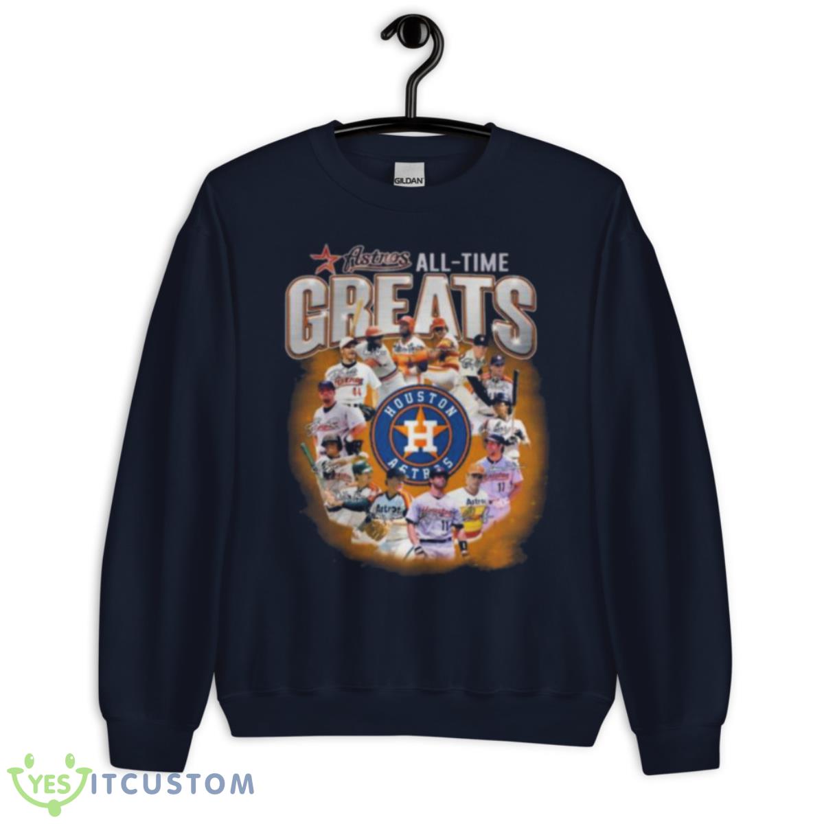 Houston Astros All Time Greats Signatures 2023 Shirt 2 Houston Astros All Time Greats Signatures 2023 Shirt - Unisex Crewneck Sweatshirt-1