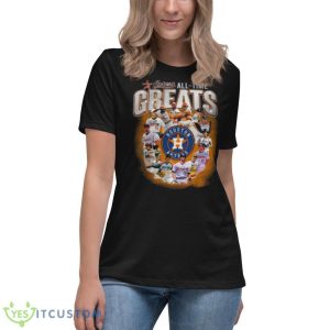 Houston Astros All Time Greats Signatures 2023 Shirt 11 Houston Astros All Time Greats Signatures 2023 Shirt - Women's Relaxed Short Sleeve Jersey Tee