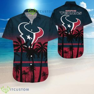 Houston Texans Coconut Pattern Hawaiian Shirt Product Photo 1