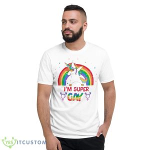 I Am Super Gay Cute Gay Unicorn shirt - 980 Lightweight Fashion Short Sleeve T-Shirt