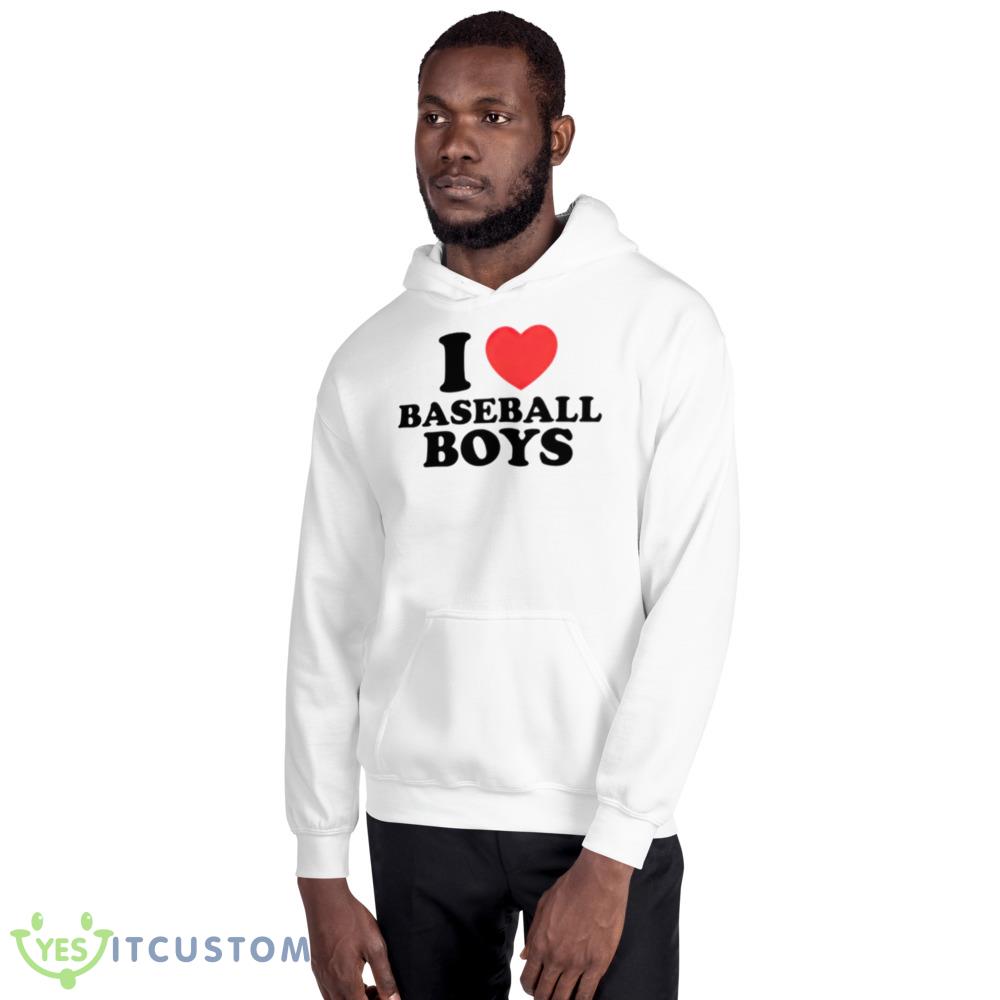 I Love Baseball Boys Shirt 2 I Love Baseball Boys Shirt - 18500 Unisex Heavy Blend Hooded Sweatshirt