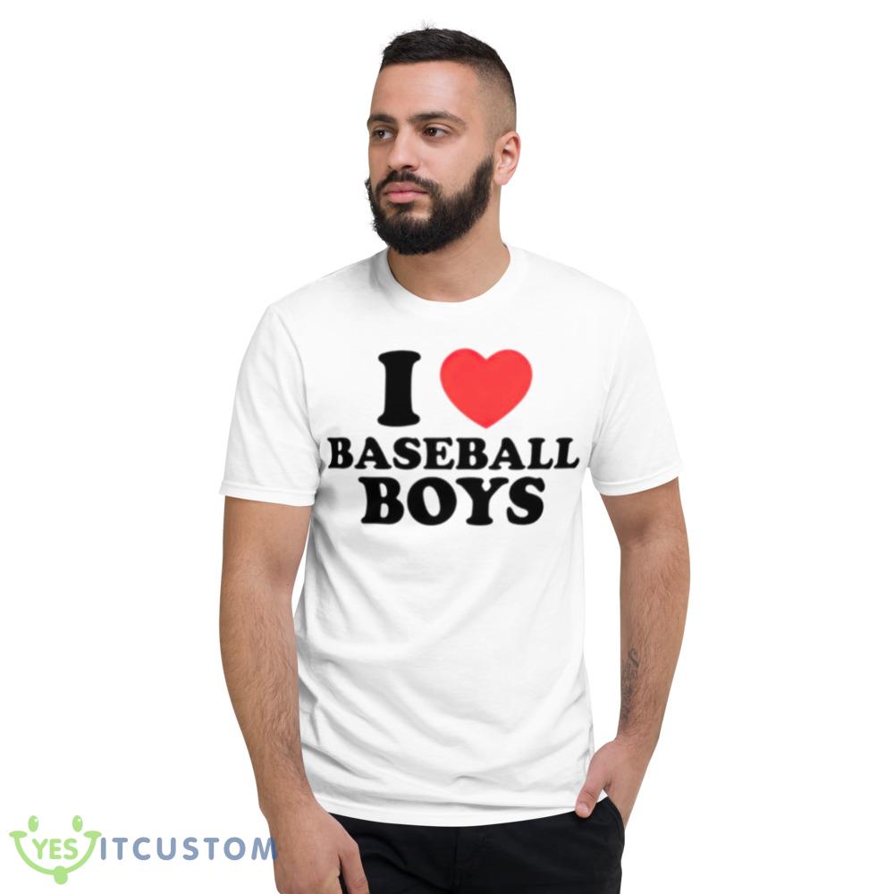 I Love Baseball Boys Shirt 5 I Love Baseball Boys Shirt - 980 Lightweight Fashion Short Sleeve T-Shirt