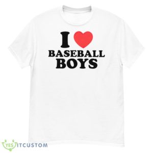 I Love Baseball Boys Shirt 11 I Love Baseball Boys Shirt - Men’s Classic Tee Gildan 5000