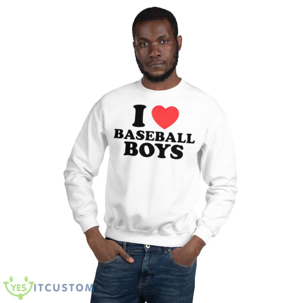 I Love Baseball Boys Shirt 12 I Love Baseball Boys Shirt - 18000 Unisex Heavy Blend Crewneck Sweatshirt