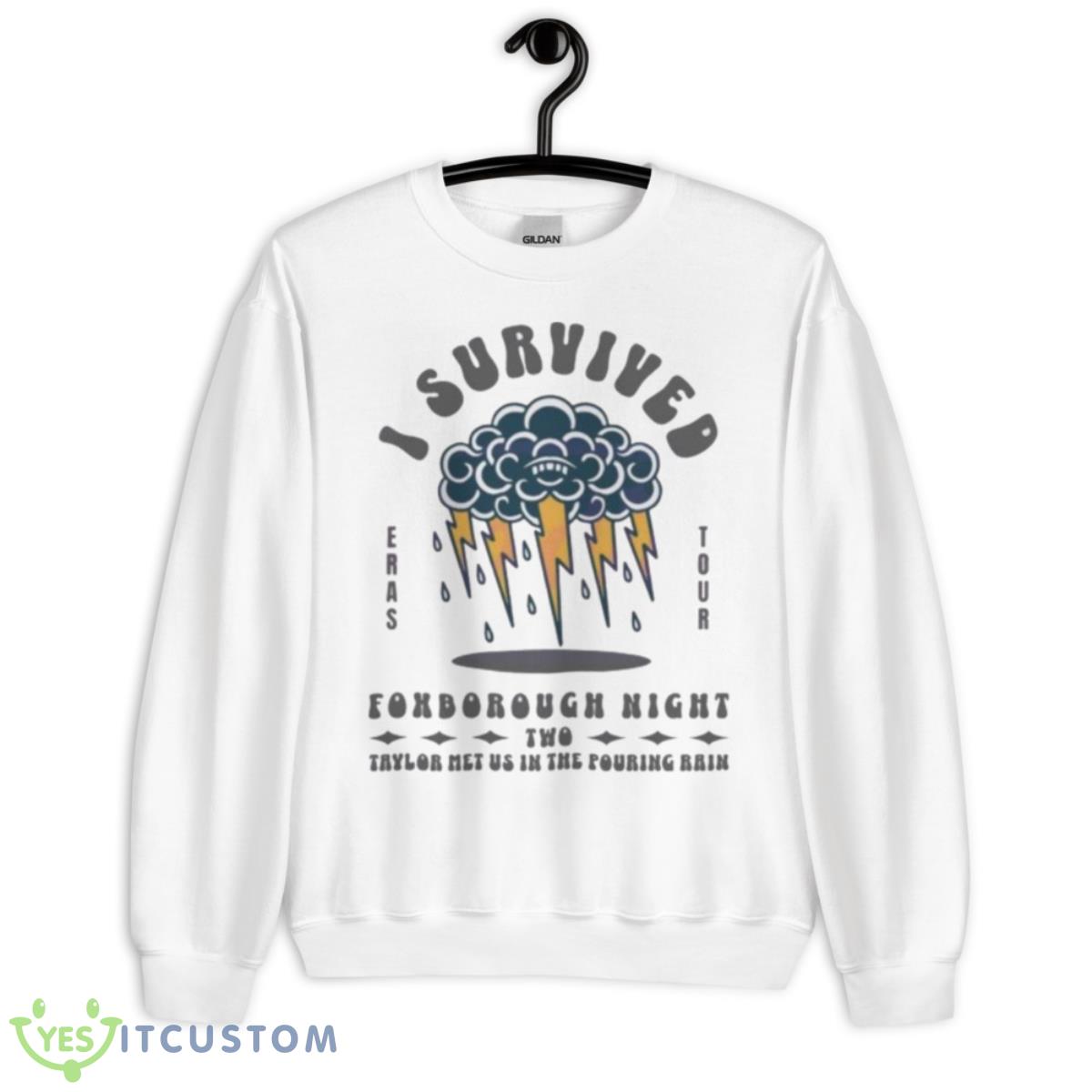 I Survived Foxborough Night 2 Eras Tour Shirt 11 I Survived Foxborough Night 2 Eras Tour Shirt - Unisex Heavy Blend Crewneck Sweatshirt