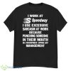I Work At Speedway I Use Excessive Sarcasm At Work Because Punching Someone In Their Mouth Shirt - G500 Men’s Classic T-Shirt