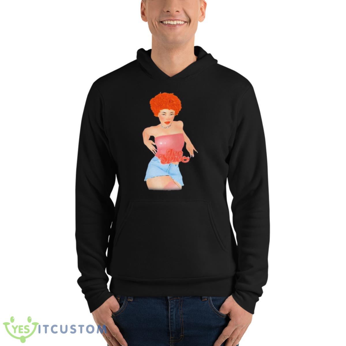 Icespicemusic Ice Spice Graphic Shirt 4 Icespicemusic Ice Spice Graphic Shirt - Unisex Fleece Pullover Hoodie