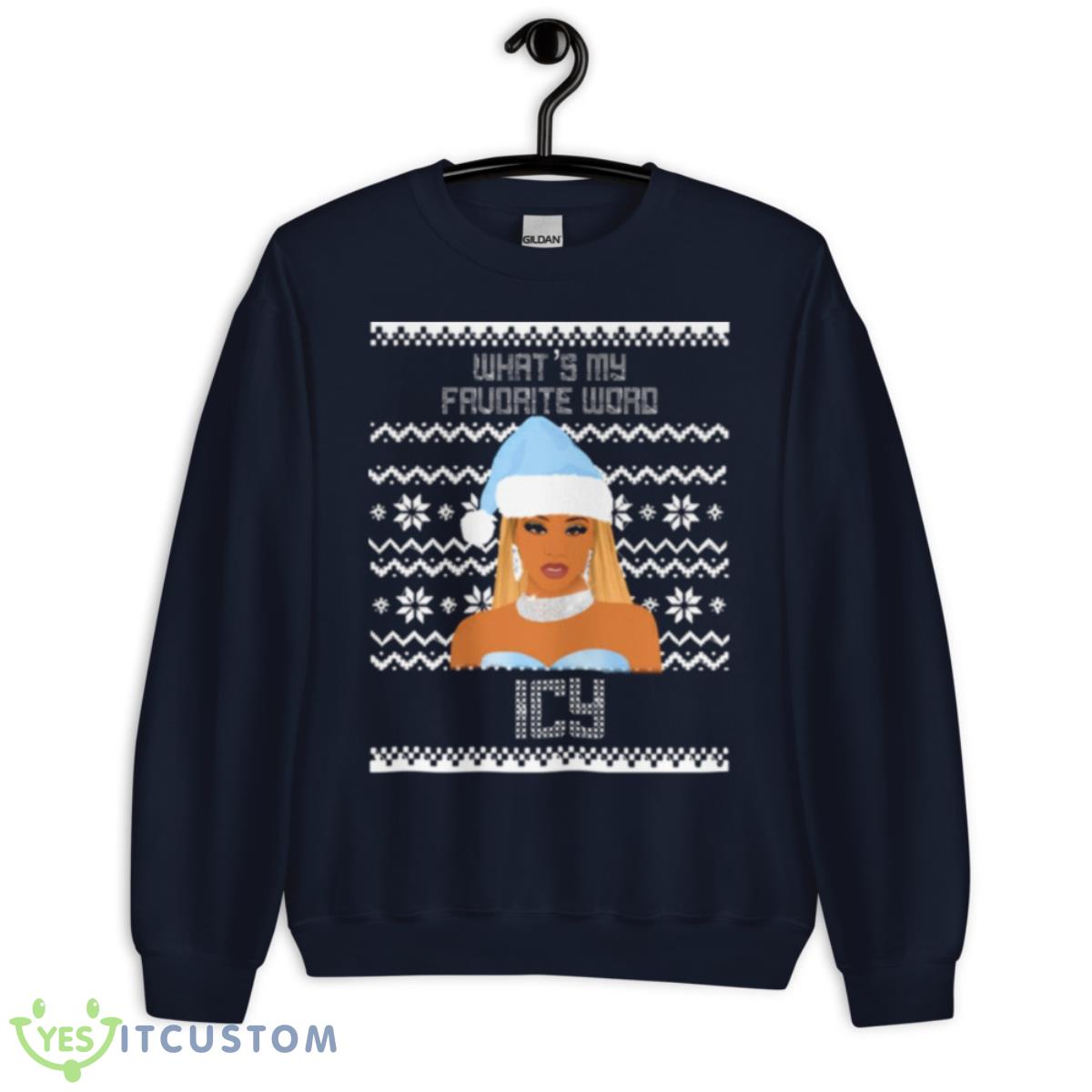 Icy Girl Christmas Holiday Season Saweetie Shirt 2 Icy Girl Christmas Holiday Season Saweetie Shirt - Unisex Crewneck Sweatshirt-1