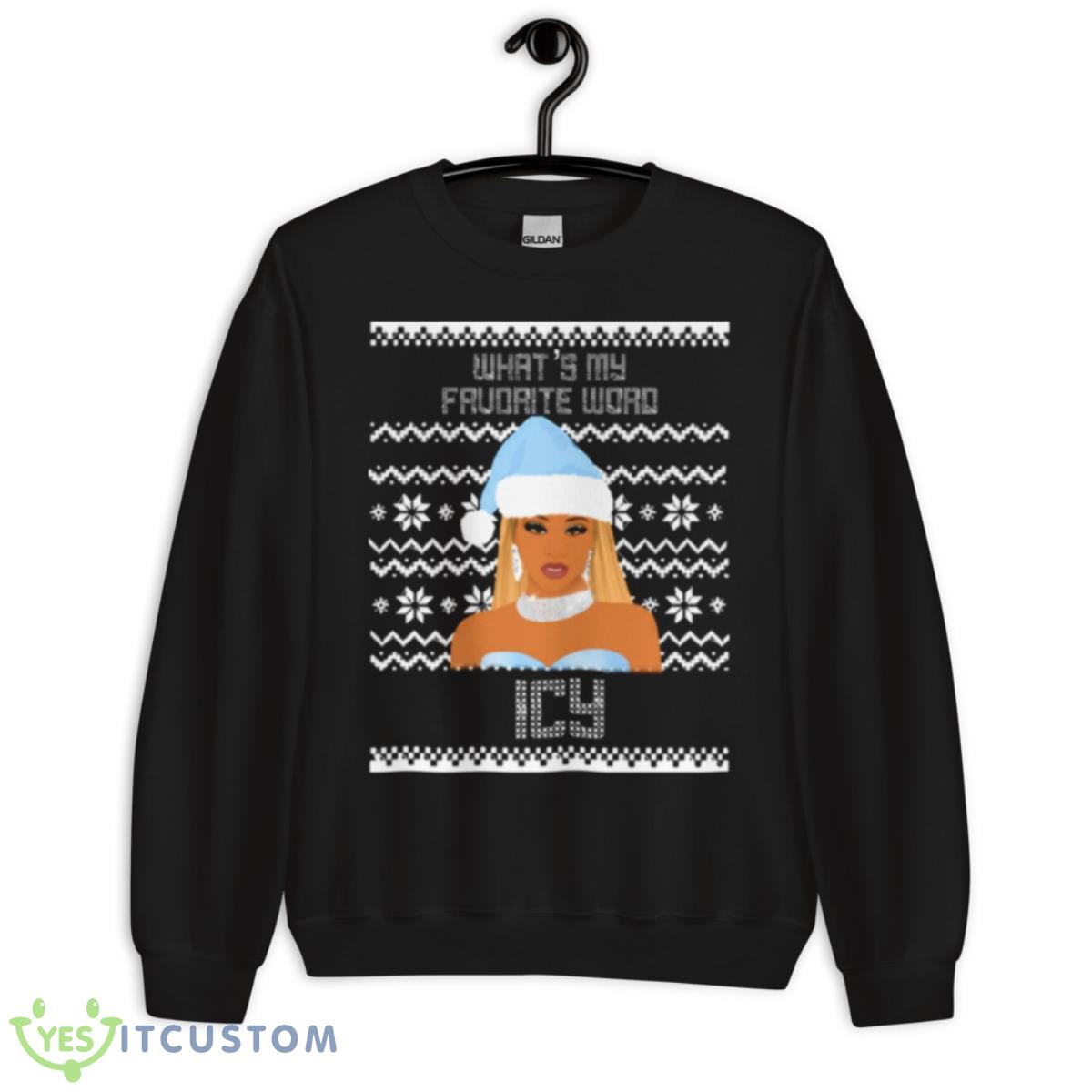 Icy Girl Christmas Holiday Season Saweetie Shirt 3 Icy Girl Christmas Holiday Season Saweetie Shirt - Unisex Crewneck Sweatshirt