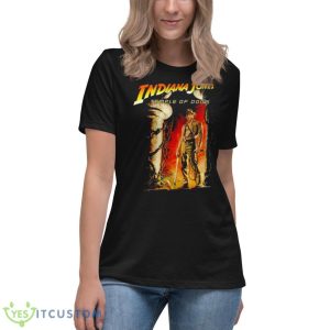 Indiana Jones Temple Of Doom Shirt - Women's Relaxed Short Sleeve Jersey Tee