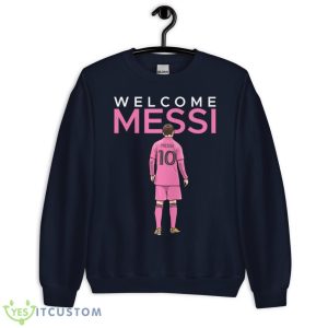 Inter Miami Welcome Messi 7 Inter Miami Welcome Messi - Unisex Crewneck Sweatshirt-1