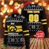 Iowa Hawkeyes Ugly Sweater Christmas Gifts Gifts For NCAA Fans Custom Number And Name Gift For Christmas - Iowa Hawkeyes Ugly Sweater Christmas Gifts Gifts For NCAA Fans Custom Number And Name Gift For Christmas