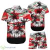 Iran Coconut Pattern Hawaiian Soccer Gift Fans World Cup 3D Hawaiian Shirt and Short Product Photo 1