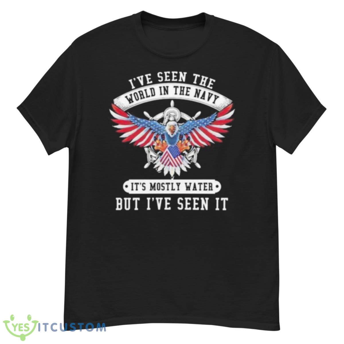 I’ve Seen The World In The Navy It’s Mostly Water But I’ve Seen It 2023 Shirt 12 I’ve Seen The World In The Navy It’s Mostly Water But I’ve Seen It 2023 Shirt - G500 Men’s Classic T-Shirt