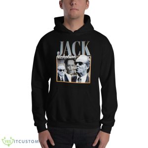 Jack Nicholson white and black Graphics Shirt 6 Jack Nicholson white and black Graphics Shirt - 18500 Unisex Heavy Blend Hooded Sweatshirt