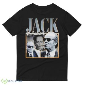 Jack Nicholson white and black Graphics Shirt 8 Jack Nicholson white and black Graphics Shirt - 980 Lightweight Fashion Short Sleeve T-Shirt