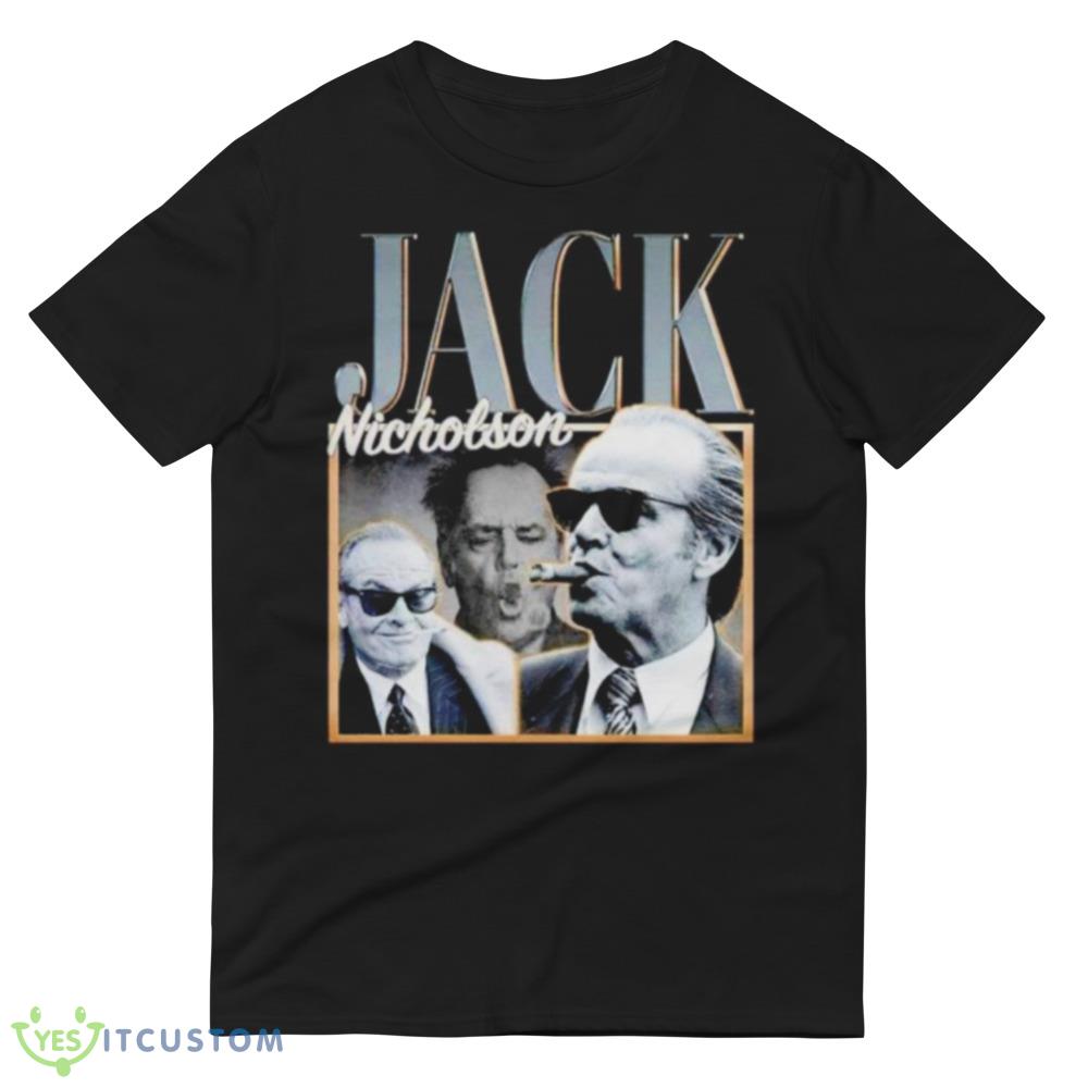 Jack Nicholson white and black Graphics Shirt 4 Jack Nicholson white and black Graphics Shirt - 980 Lightweight Fashion Short Sleeve T-Shirt
