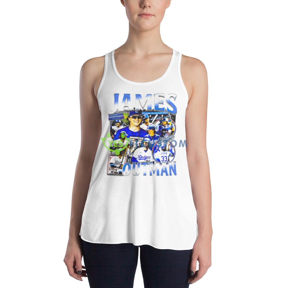 james Outman LA Dodgers stadium Design Shirts 3 james Outman LA Dodgers stadium Design Shirts - 8800 Women's Flowy Racerback Tank