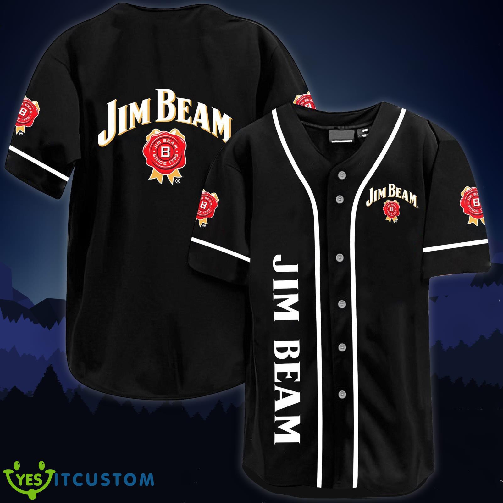 Jim Beam Baseball Jersey Shirt For Men And Women 2 3 Jim Beam Baseball Jersey Shirt For Men And Women 2 Product Photo 1