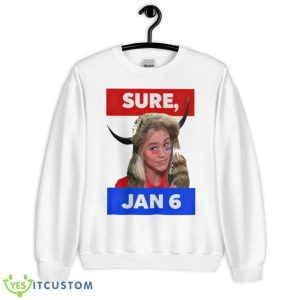 Jim Stewartson Anti Disinfo Activist Sure Jan 6 Shirt - Unisex Heavy Blend Crewneck Sweatshirt